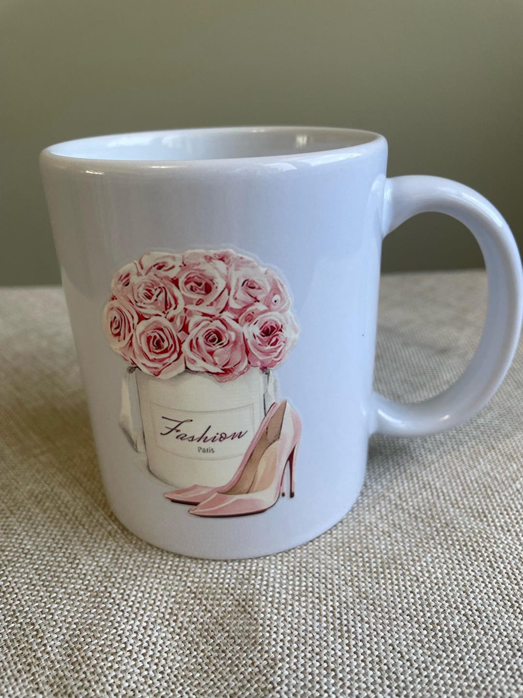 Fashion Floral Coffee Mug - Etsy