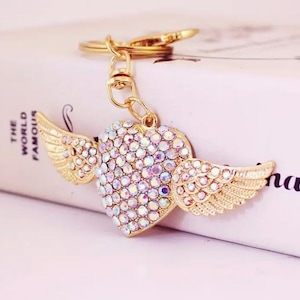 Angel Wings Keychain / Handbag Charm