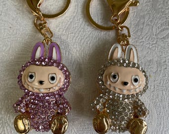 Monster Rhinestone Keychain / Handbag Charm
