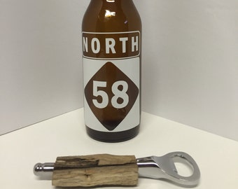 Drift Holz Flaschenöffner
