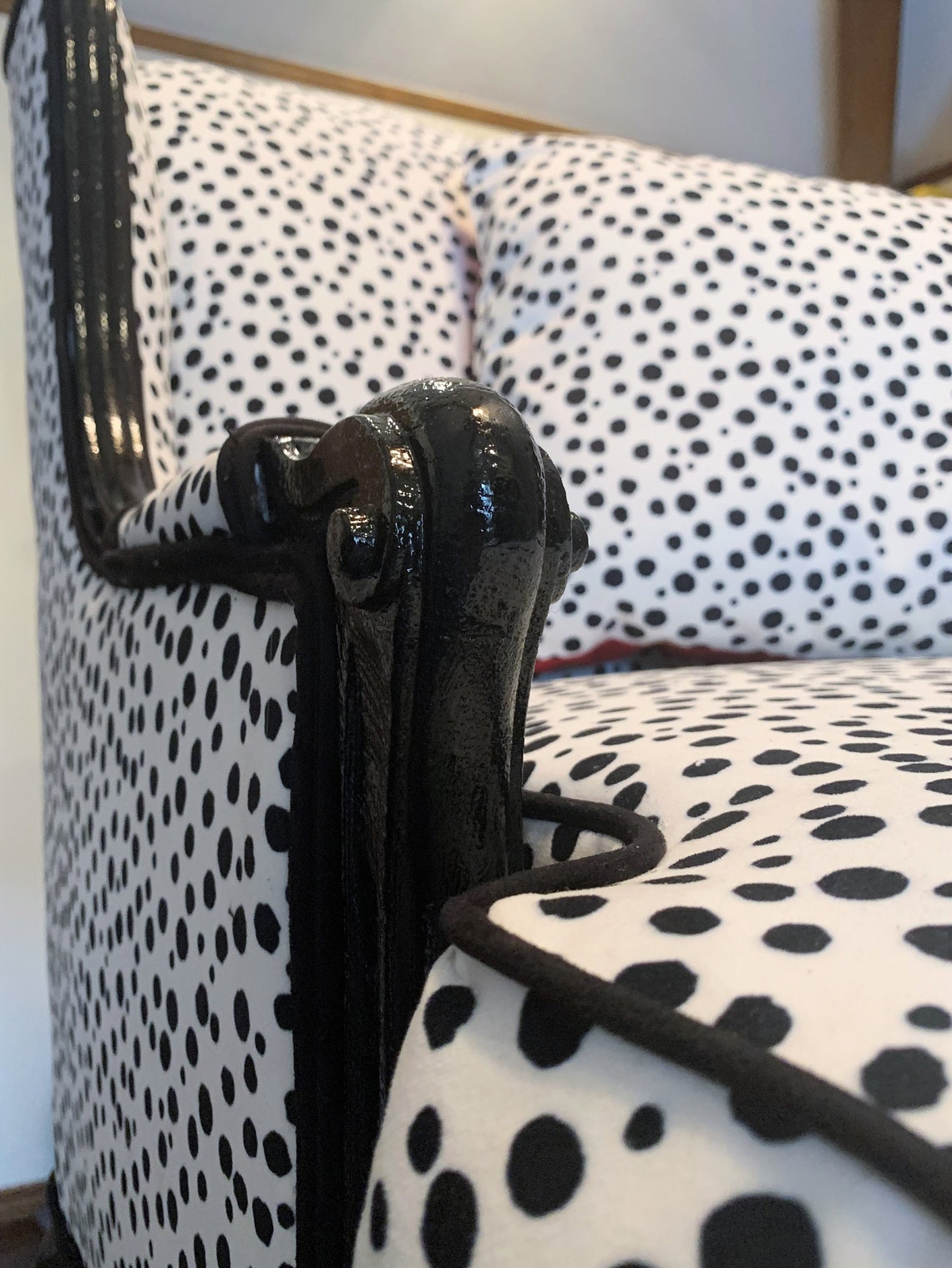 SOLD Statement Dalmatian Fabric Chair As Seen On Good Etsy.de