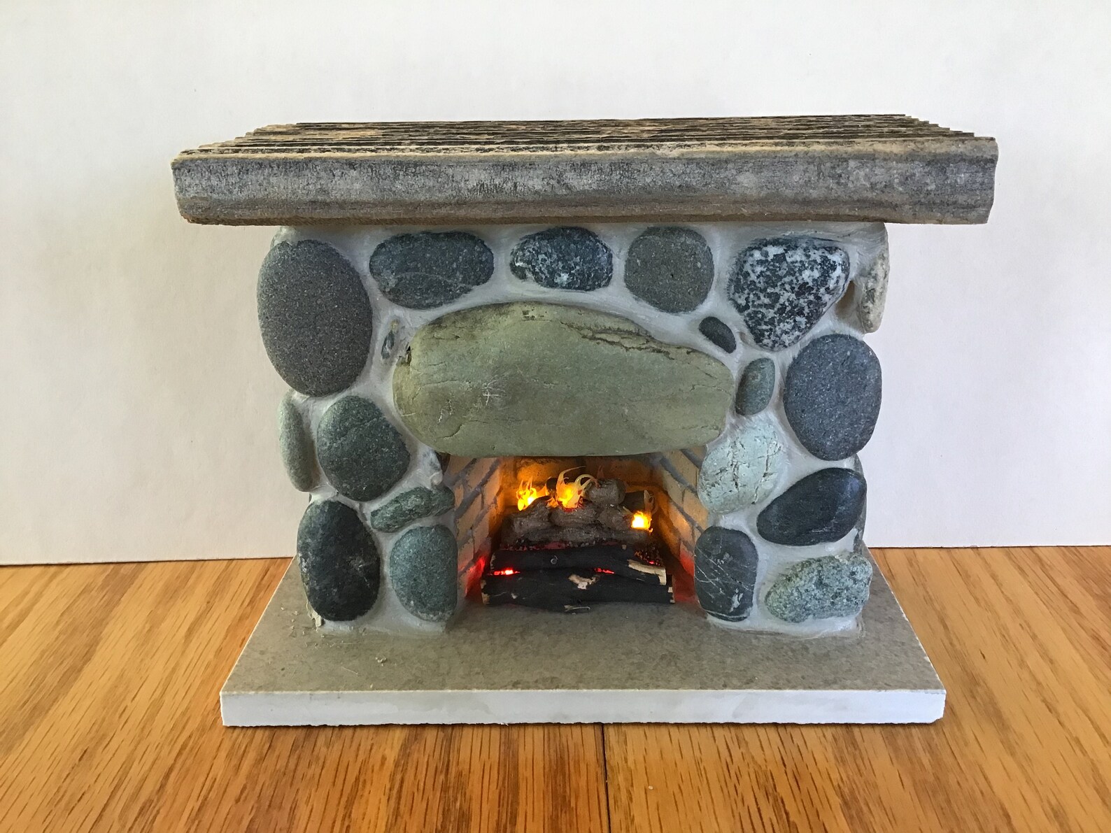 Miniaturas de albañilería 112 Chimenea de piedra en | Etsy
