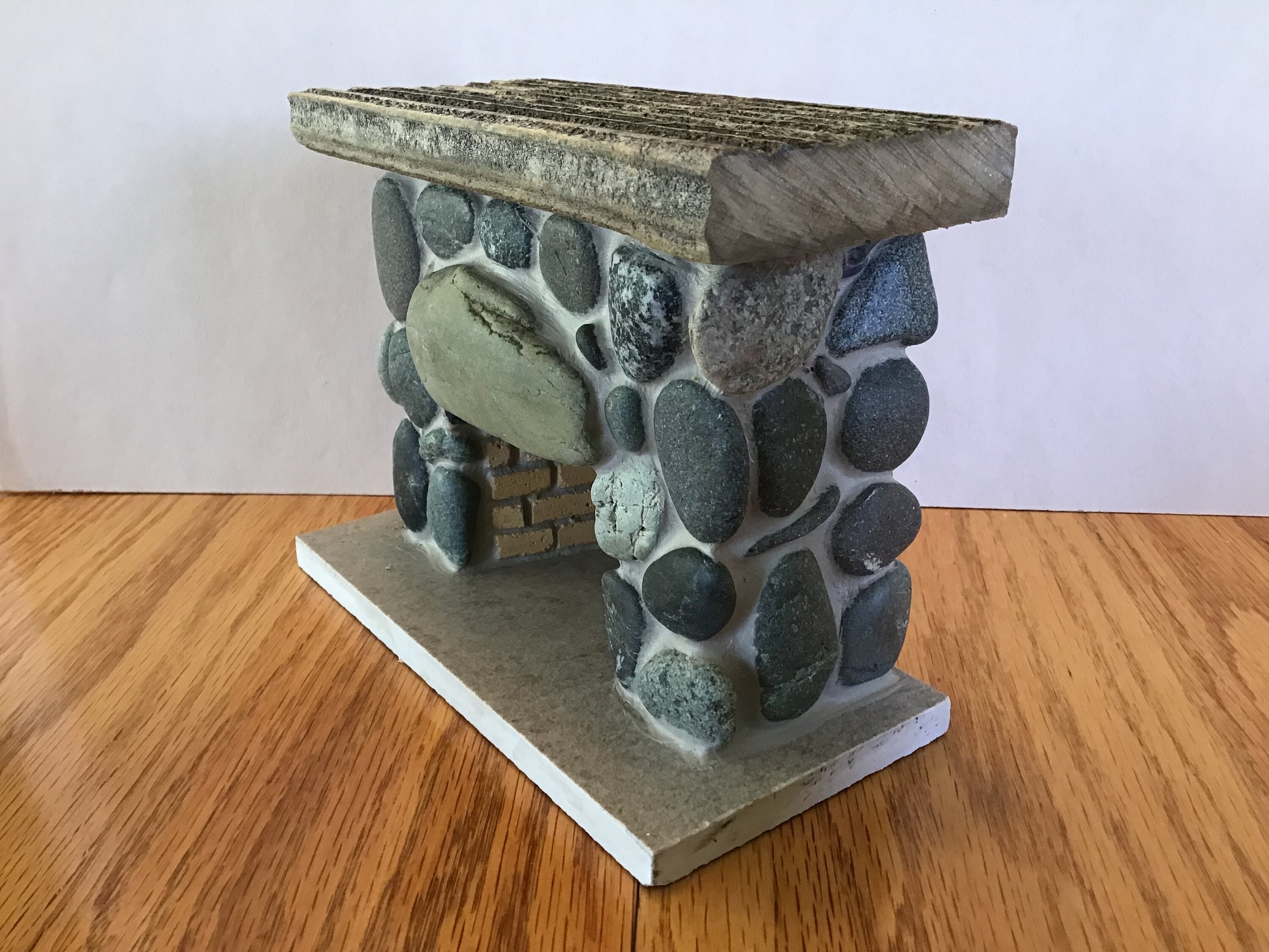 Miniaturas de albañilería 112 Chimenea de piedra en | Etsy