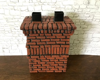 MasonryMiniatures #85A-Miniature brick chimney 1:12 scale