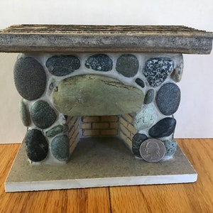 Miniaturas de albañilería 112 Chimenea de piedra en | Etsy
