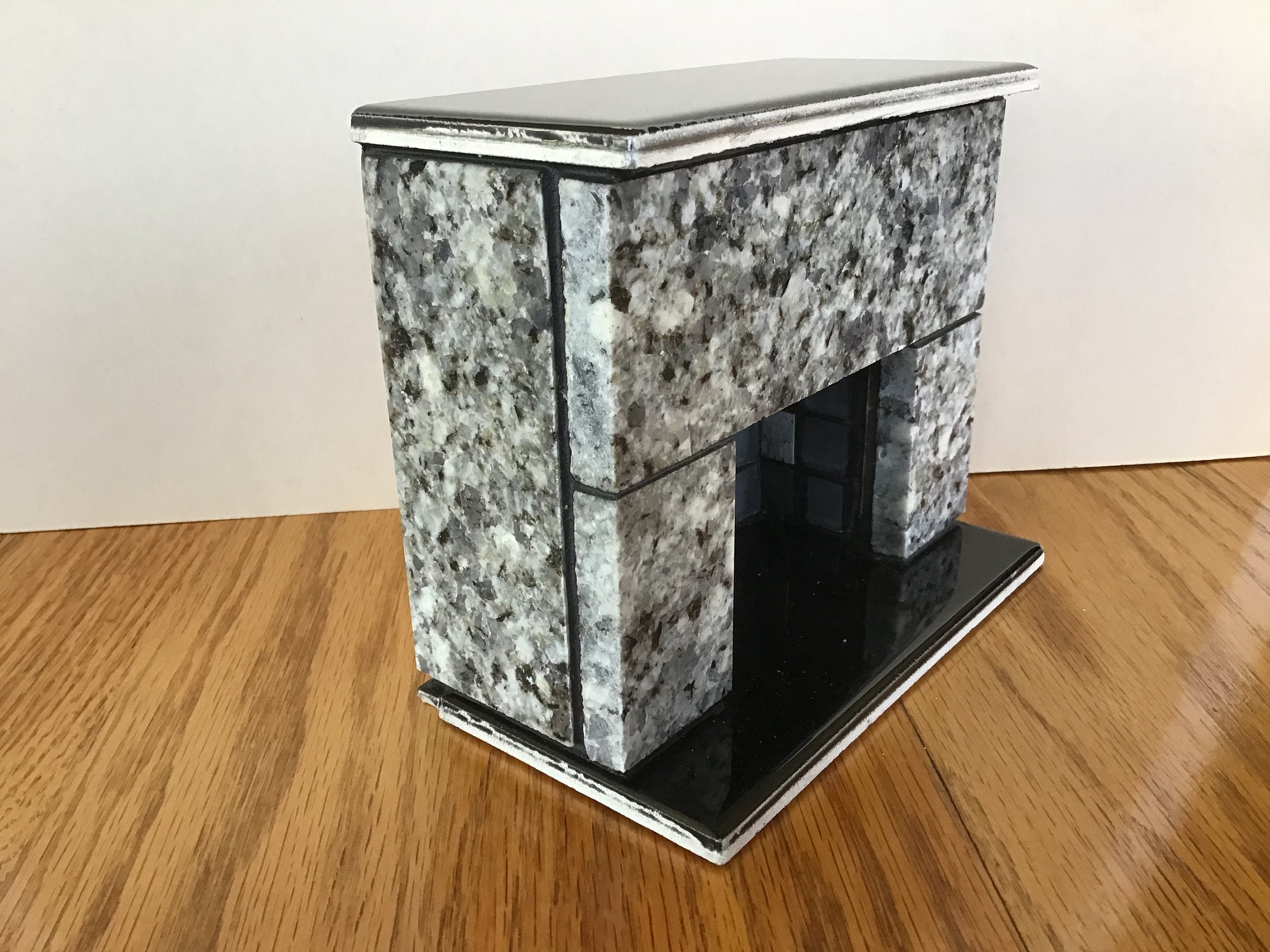 AlbañileríaMiniaturas 96 Chimenea de granito y azulejo en | Etsy