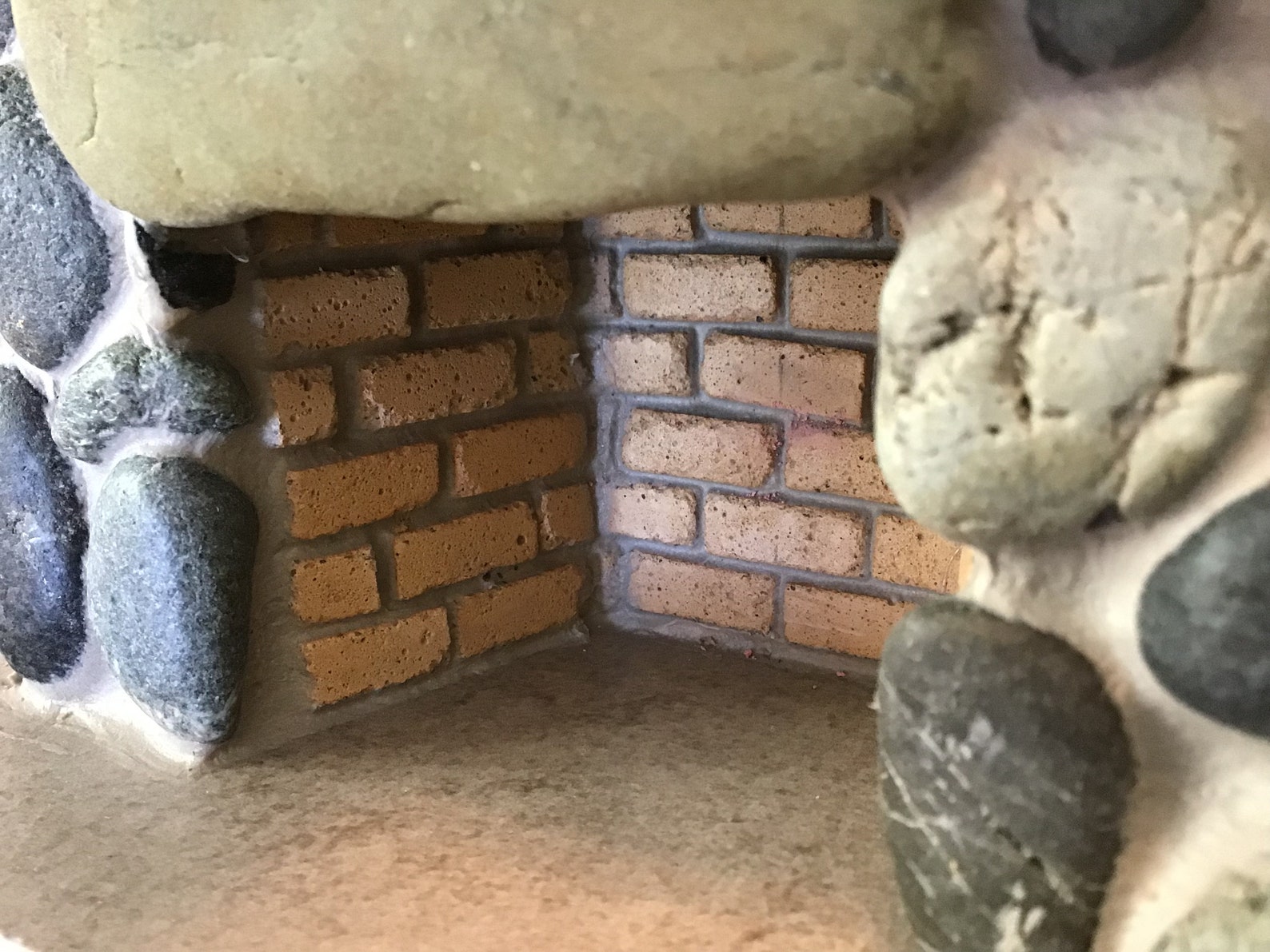 Miniaturas de albañilería 112 Chimenea de piedra en | Etsy