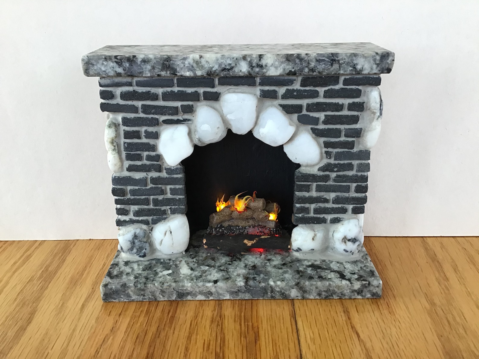 Miniaturas de albañilería 107 Chimenea en miniatura hecha | Etsy