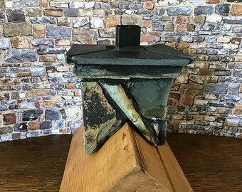 MasonryMiniatures #84- Dollhouse chimney crafted from slate