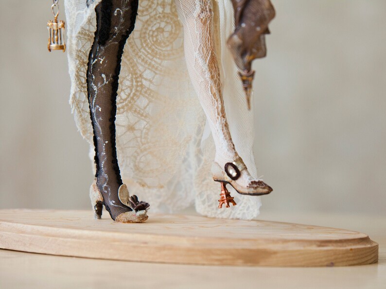 Return with purchases from Etsy art doll handmade Christmas Etsy