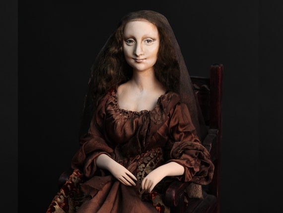 MONA LISA del Giocondo Art doll 