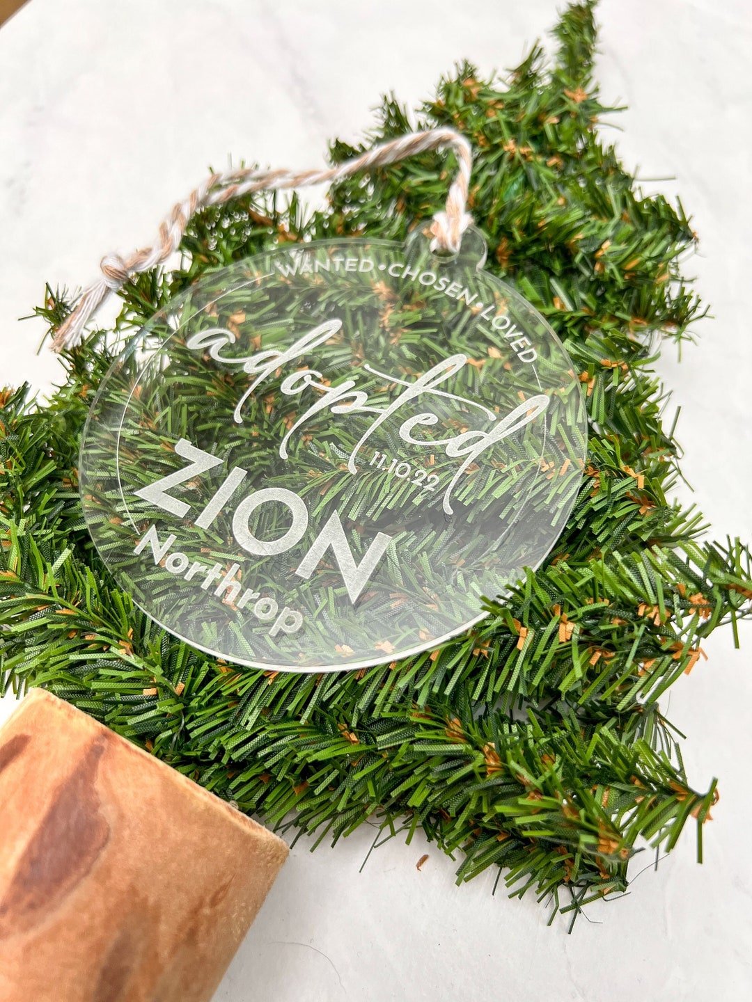 Adoption Ornament *ADOPTION FUNDRAISER* - Etsy