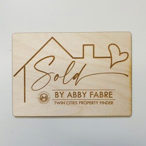 Sold Card, Congrats, Realtor Gift *BULK DISCOUNT available*