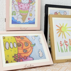 Kunstrahmen für Kinder: Aufbewahrung und Anzeige von Kinderkunstwerken