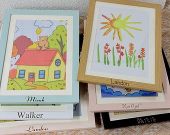 Kid’s Artwork Frame,Display, Store, Archive,Front Opening,Children’s Artwork Storage,Artwork Archive,Wall Art Gallery