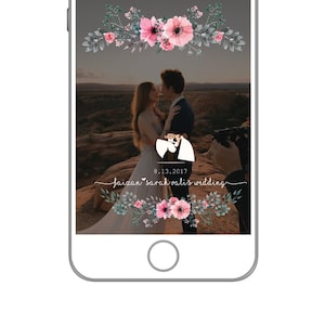 Wedding Customized Snapchat Filter