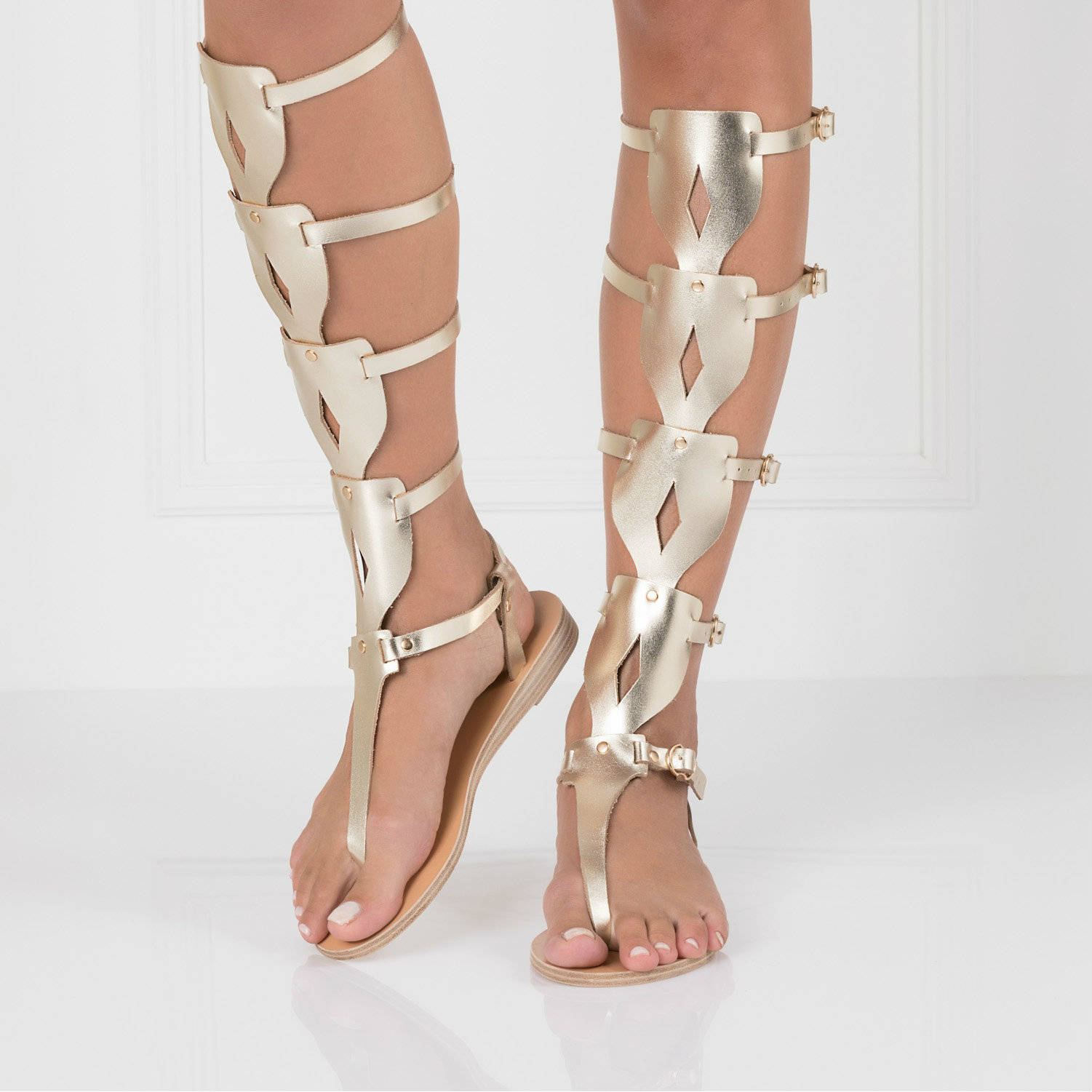 Women's Gladiator Sandals Greek Sandals Knee Gladiator Etsy