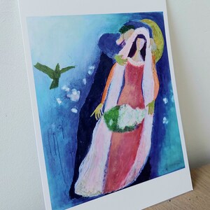 Kunstkaart Bruiloft naar Chagall afbeelding 3