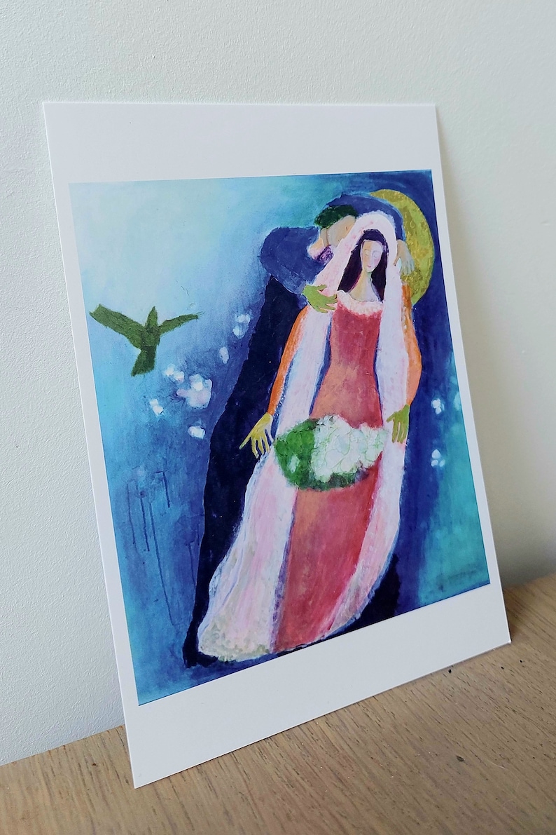 Kunstkaart Bruiloft naar Chagall afbeelding 3