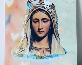 Art card 'Happy Mary'