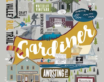 Gardiner Poster, Hudson Valley Poster