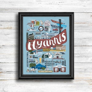 Hyannis Poster, Cape Cod Poster