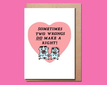 Funny Valentine's Day Card, Cheeky Love Card