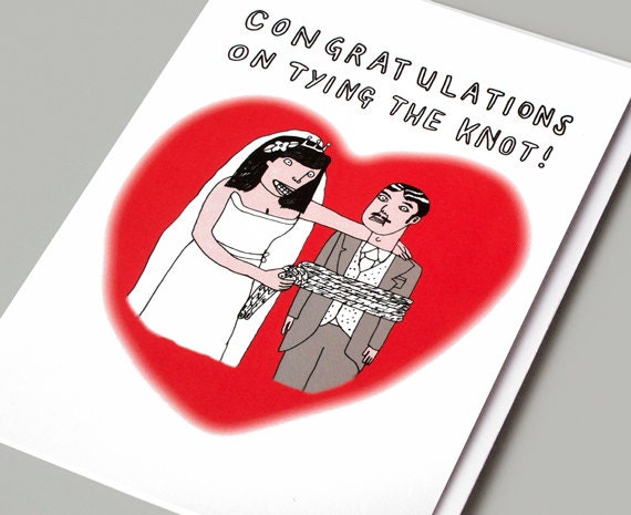 Funny Wedding Card / 90% Of Being Married / Unique Wedding Gifts For
