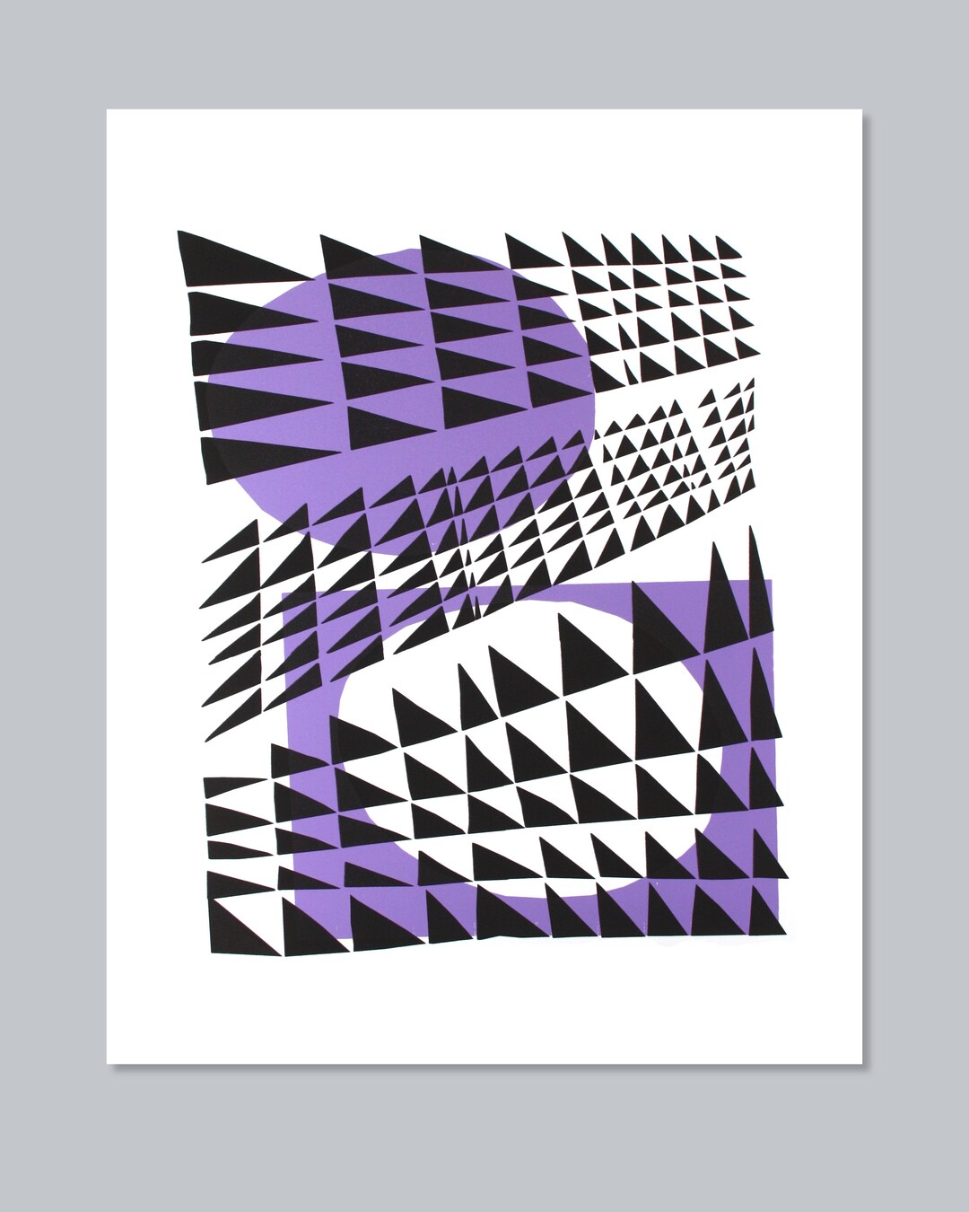 Geometric Wall Art Triangle Wall Art Geometric Wall Decor Etsy