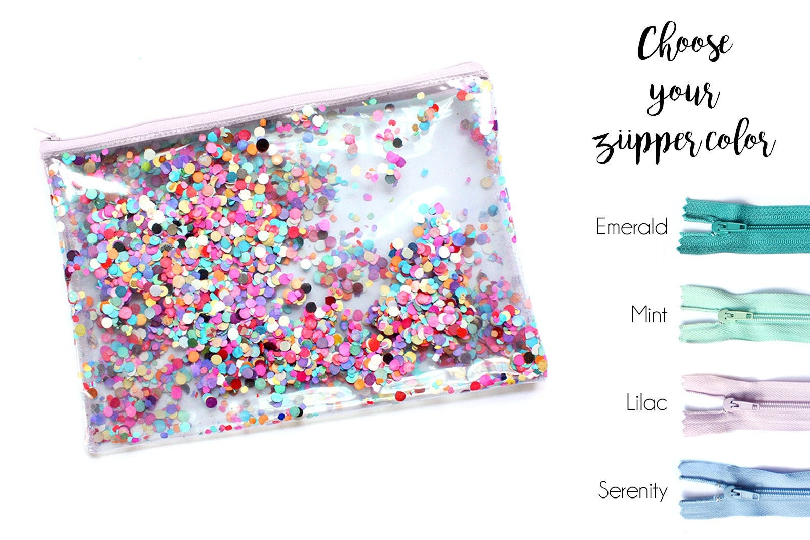 Confetti party / Transparent handbag Clear bag Purse Etsy