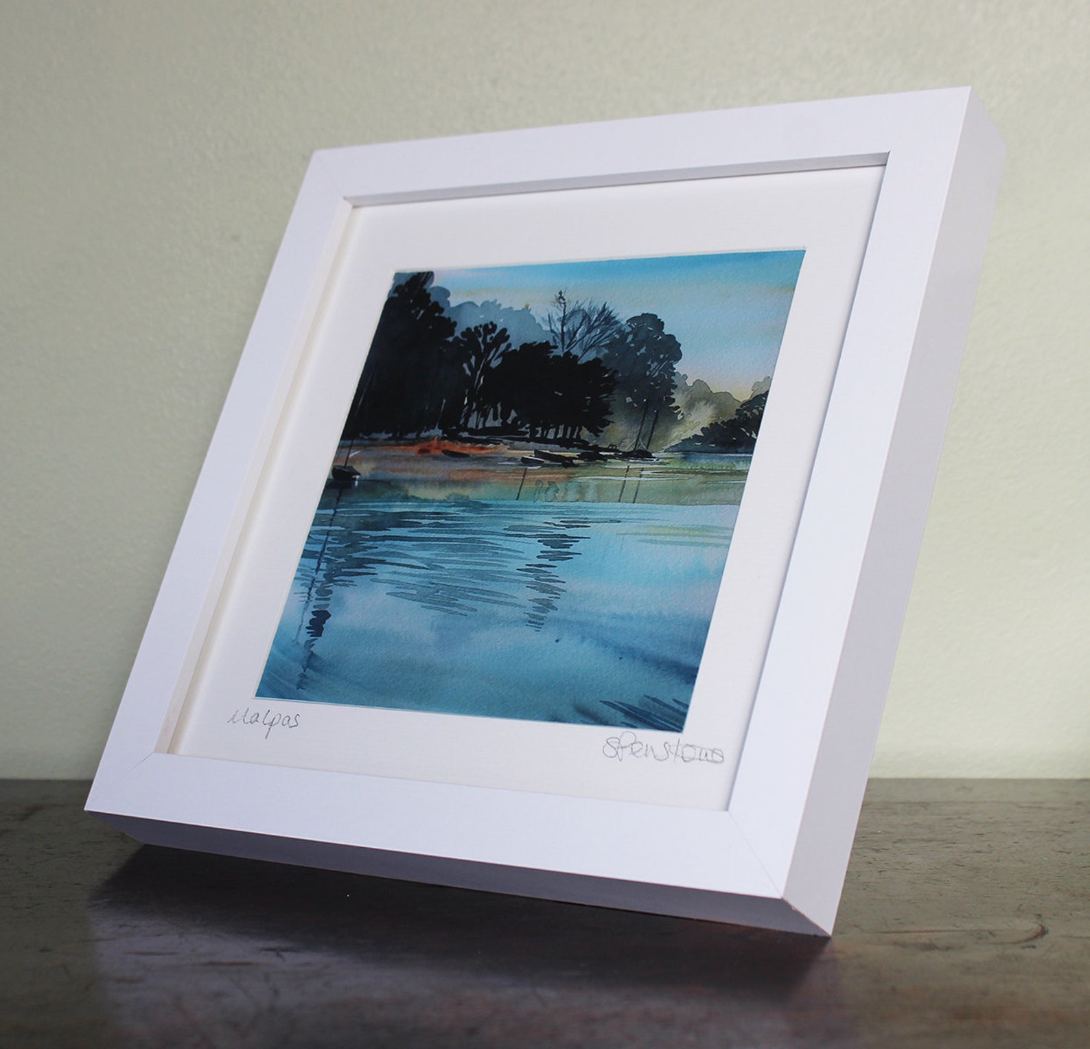 Framed Print of Malpas Truro Cornwall Print Truro River Etsy UK