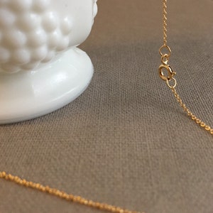 14k Gold Filled Chain Necklace, Delicate, Dainty Chain, with Spring Clasp 16 or 18 Inch