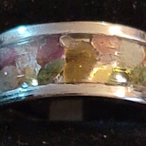 Custom memorial rings with gemstones image 6