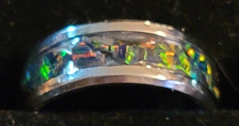 Custom memorial rings with gemstones image 8