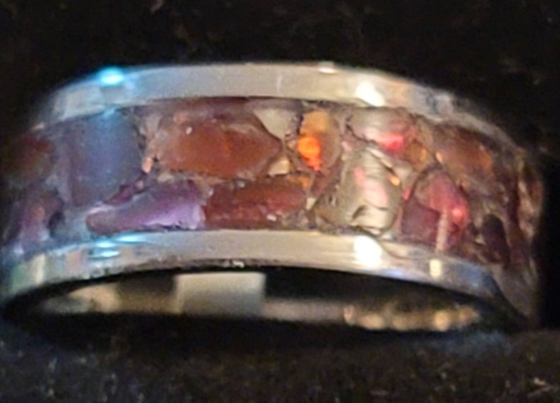 Custom memorial rings with gemstones image 3