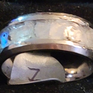 Custom memorial rings with gemstones image 1