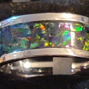 Custom memorial rings with gemstones image 2