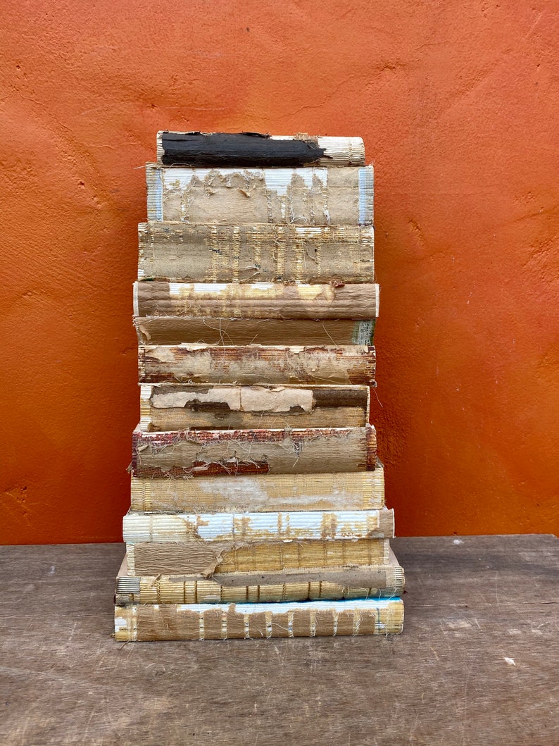 Rustic Vintage Books. Rustic Farmhouse Book Bundle. Shabby Tattered ...
