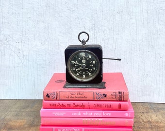 Vintage Pink Book Stack. Pink books. Decorative Books by Color Home Staging Shabby Cottage Chic Fleamarket Home