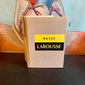 Vintage 1966 Petit Larousse Illustre. French Illustrated Dictionary Claude Auge Art Deco
