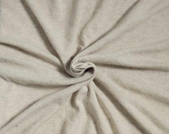 Natural Modal Linen Spandex Fabric Jersey Knit By the Yard [Shirt, Tanks, Pant, Nightgown, Undergarment]