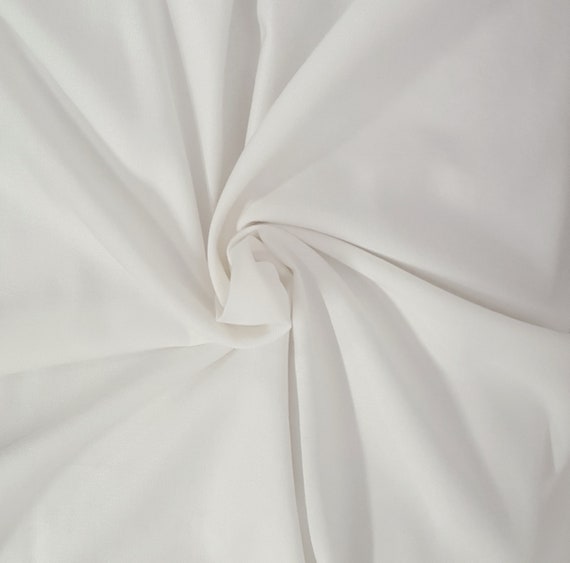 100% Lyocell Tencel Twill Woven Fabric by the Yard off White PFD 230GSM 