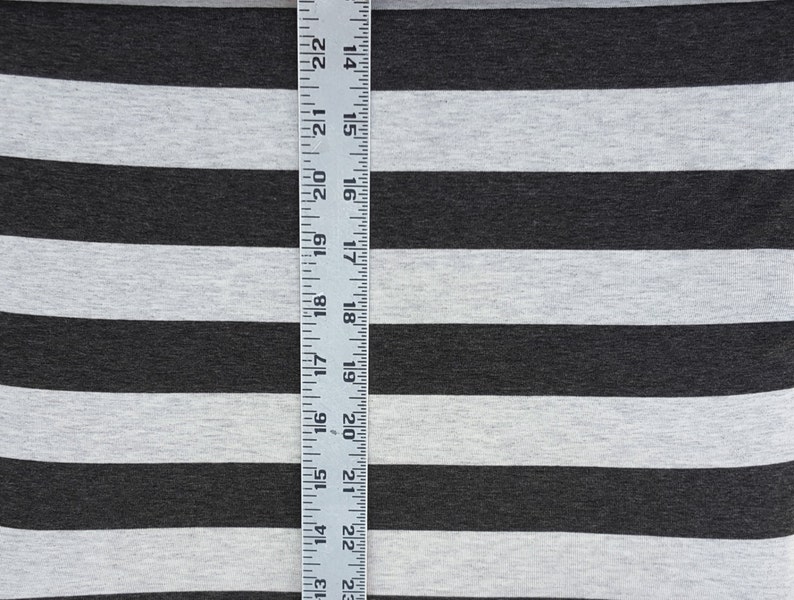 Rayon Spandex 1 Stripe Fabric Jersey Knit by the Yard - Etsy