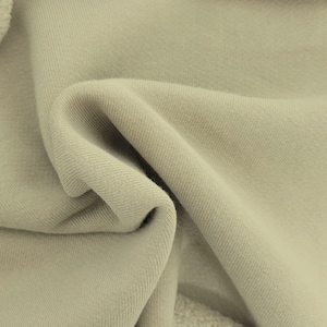 1 YARD+10&quot; *** Cement 100% Cotton Sweatshirt Fleece Knit Fabric 22OZ 450GSM Heavy Weight
