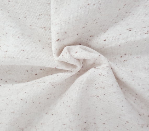 Cotton Blend Spandex Pre Washed Fleece Knit Fabric by the Yard French  Vanilla 250 GSM -  Canada