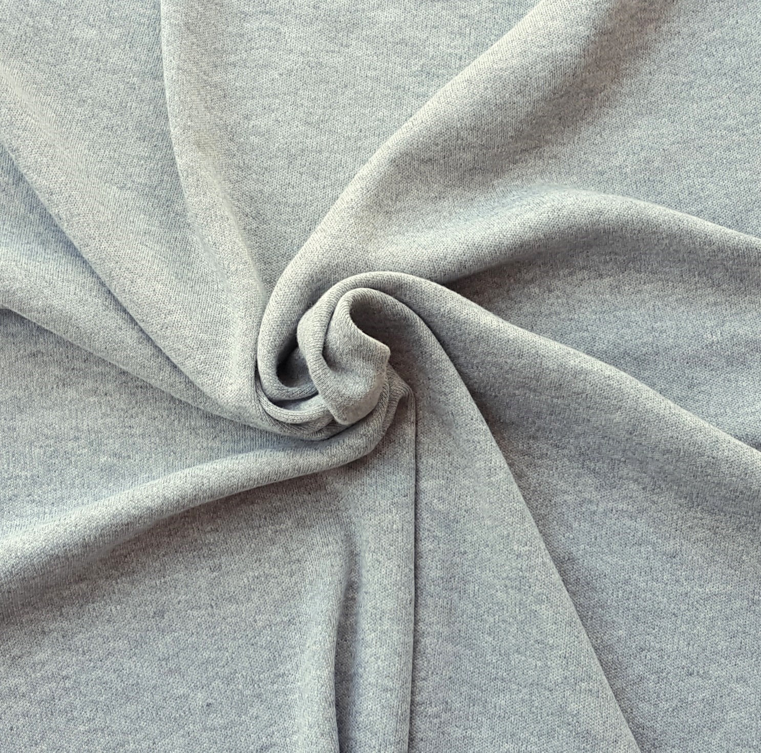 Gray Heather Cotton/Spandex Jersey Fabric - 240 GSM – Nature's Fabrics