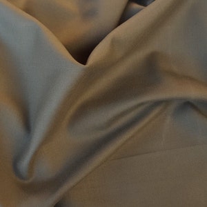 100% Wool Suit Fabric by the Yard - Olive 59&quot;W Suiting Fabric