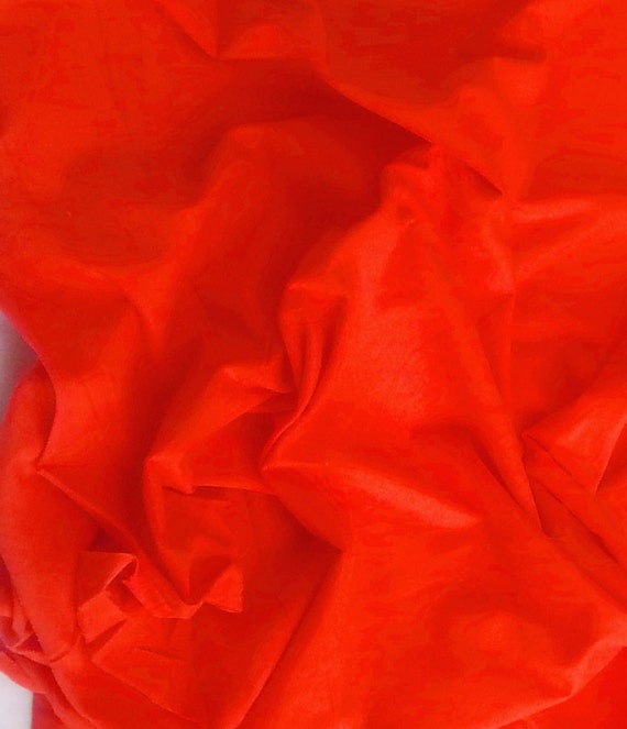 Bright Red Cotton/Spandex Jersey Fabric