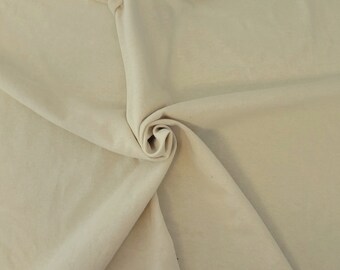 Natural Cotton Jersey Knit Fabric by the Yard