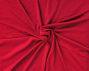 Maroon Nylon Spandex 1x1 Rib Knit Fabric | by the Yard & Wholesale | 4 Way Stretch | 250 GSM
